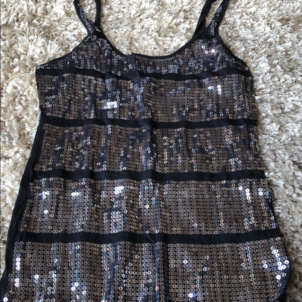 Rhinestone Express Tank Top Dreamweight Cotton